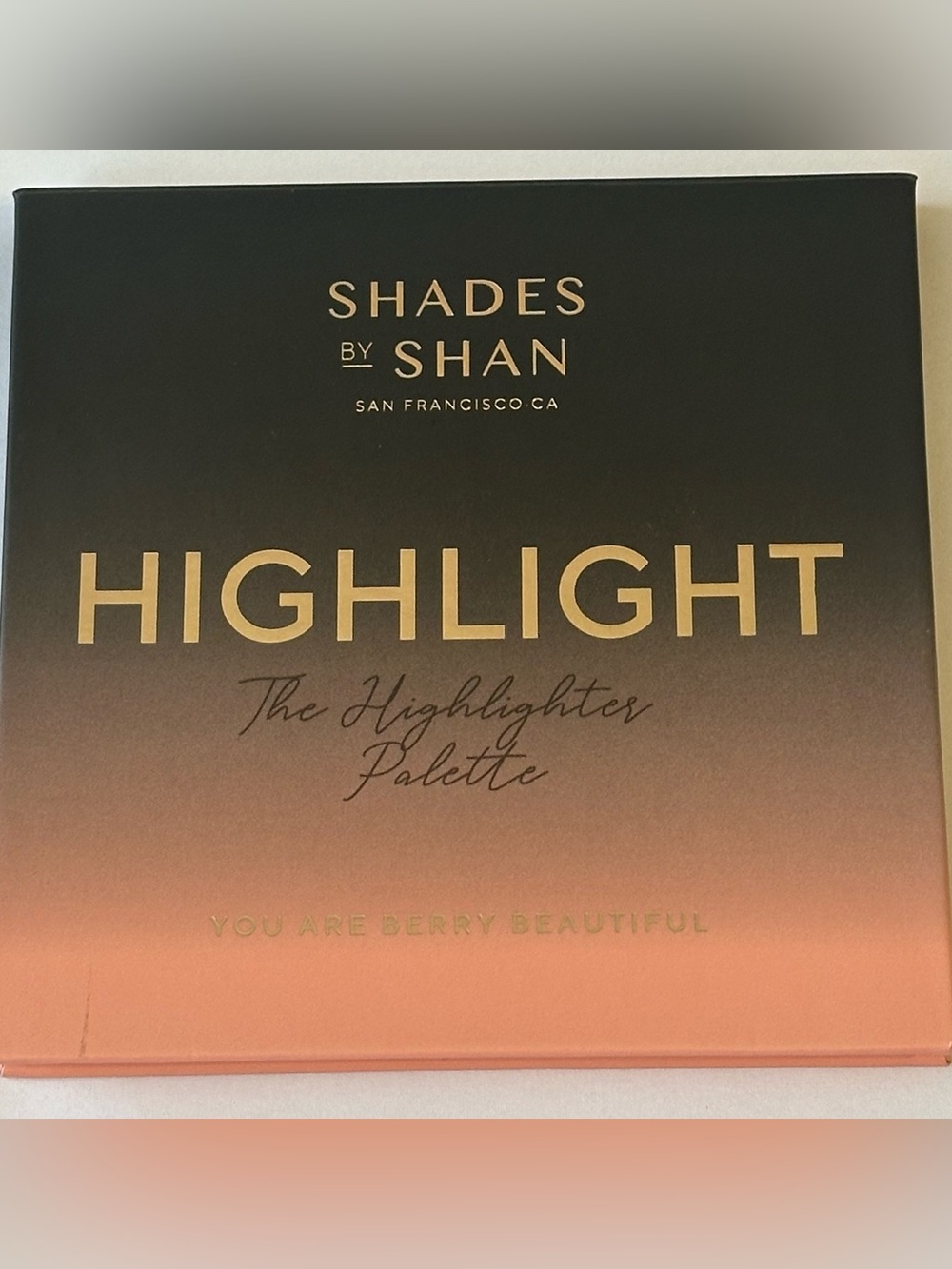 Neutral Shimmer Highlighter Palette – Four Warm Gold Shades - Picture 4 of 5